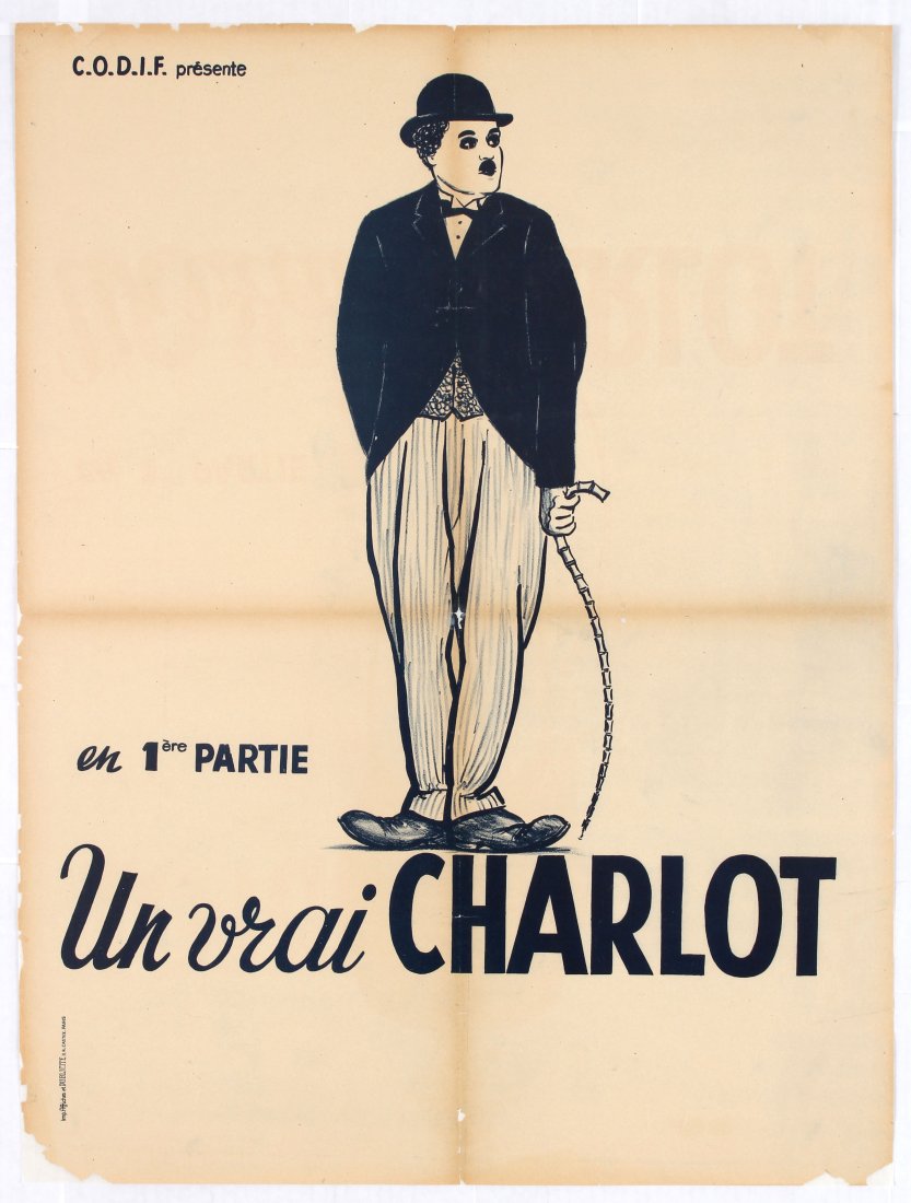 Movie Poster French Film poster Charlie Chaplin (1 of 1)