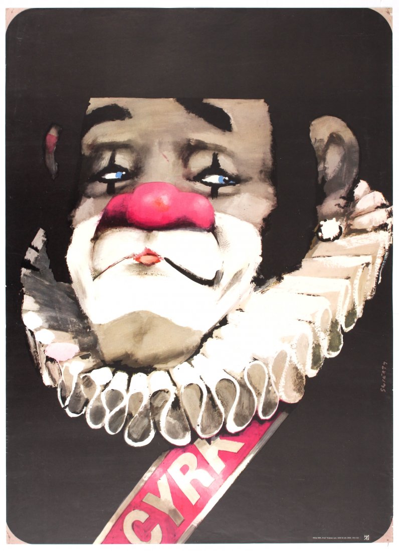 Advertising Poster Circus Cyrk Clown (1 of 1)