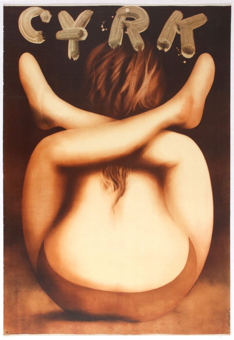 Advertising Poster Circus Cyrk Contortionist (1 of 1)