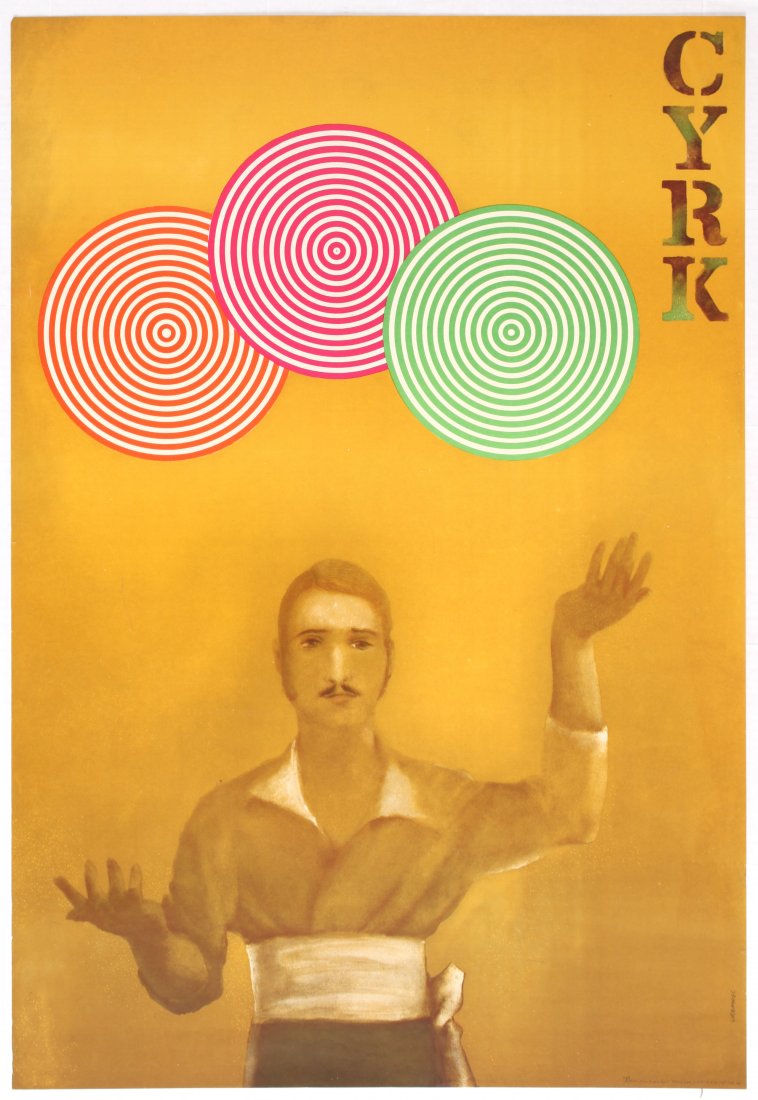 Advertising Poster Circus Cyrk Juggler (1 of 1)