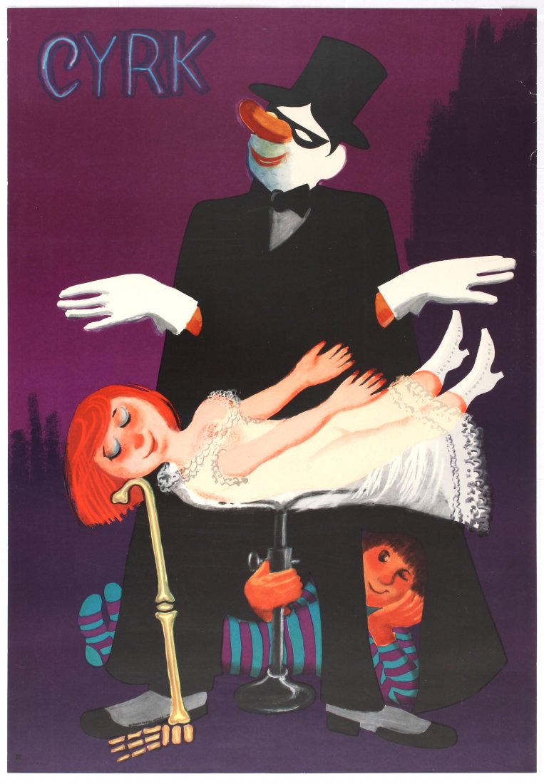 Advertising Poster Circus Cyrk Magician (1 of 1)