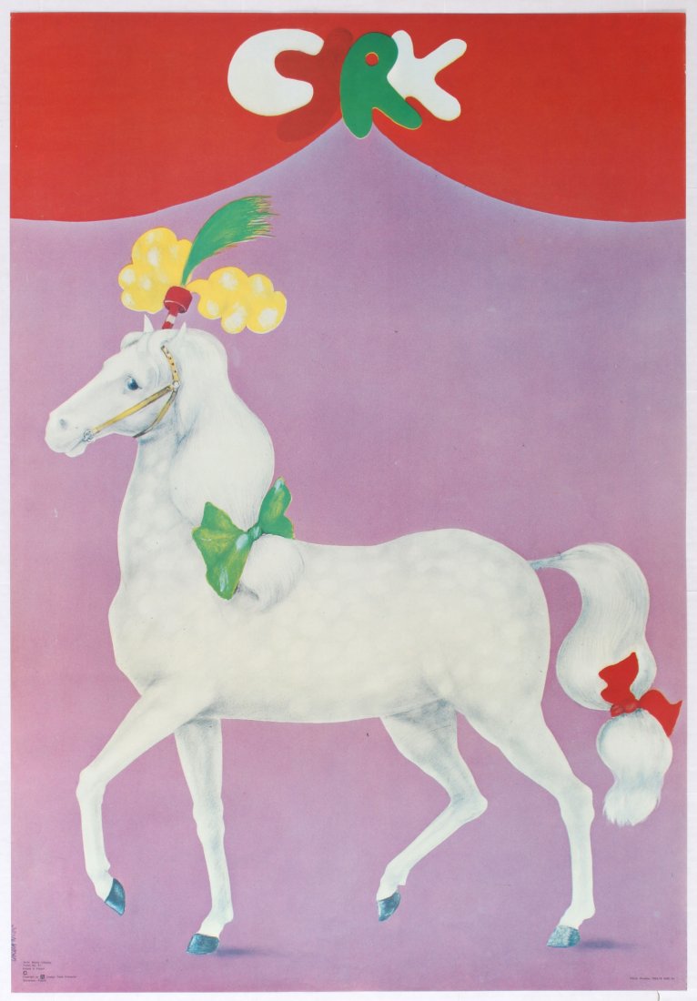 Advertising Poster Polish Circus Cyrk Horse (1 of 1)