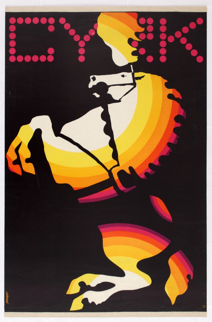 Advertising Poster Circus Cyrk Disco Horse (1 of 1)