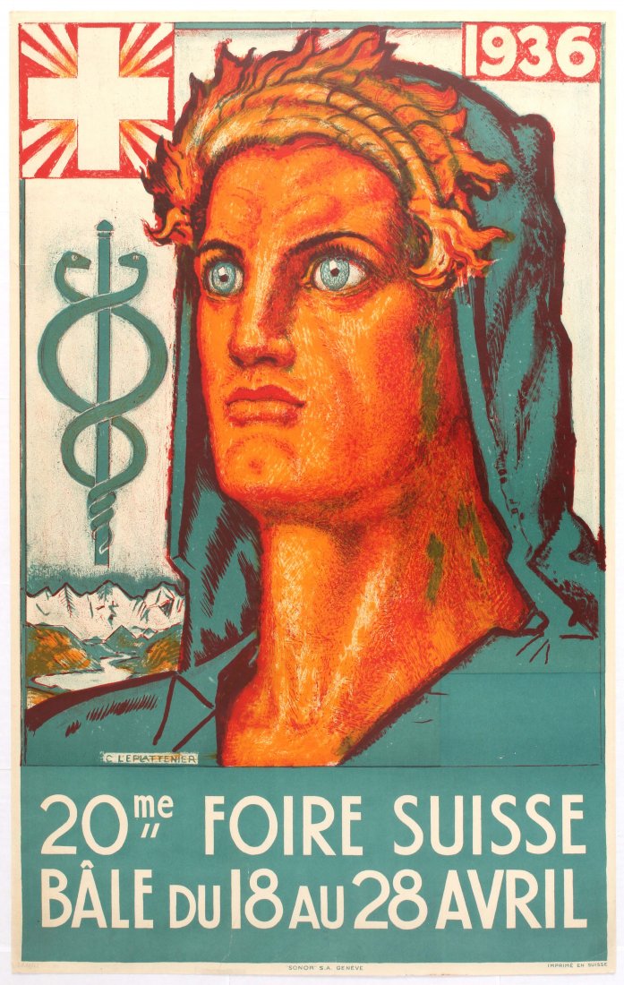 Advertising Poster Swiss Fair 1936 (1 of 1)