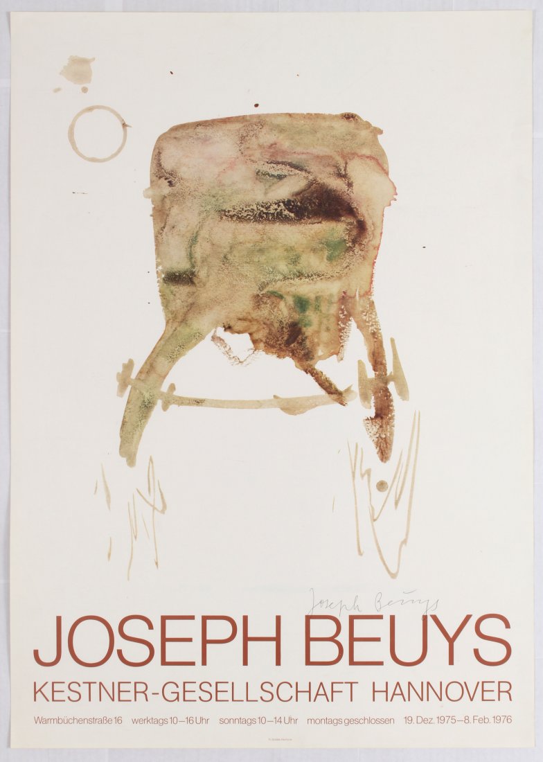 Art Exhibition Poster Beuys Hannover Fluxus (1 of 1)