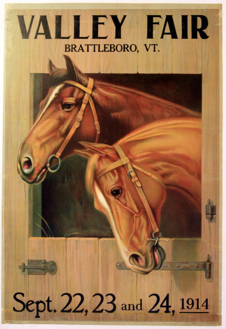 Advertising Posters Valley Fair, Horses, 1914 (1 of 1)