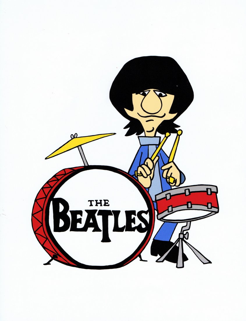 Advertising Posters Beatles - TV Cartoon: Beatles - TV Cartoon Original vintage advertising poster for The Beatles TV cartoon. Humourous portraits of the "Fab Four" - John Lennon, Paul McCartney, George Harrison and Ringo Starr - the most inf