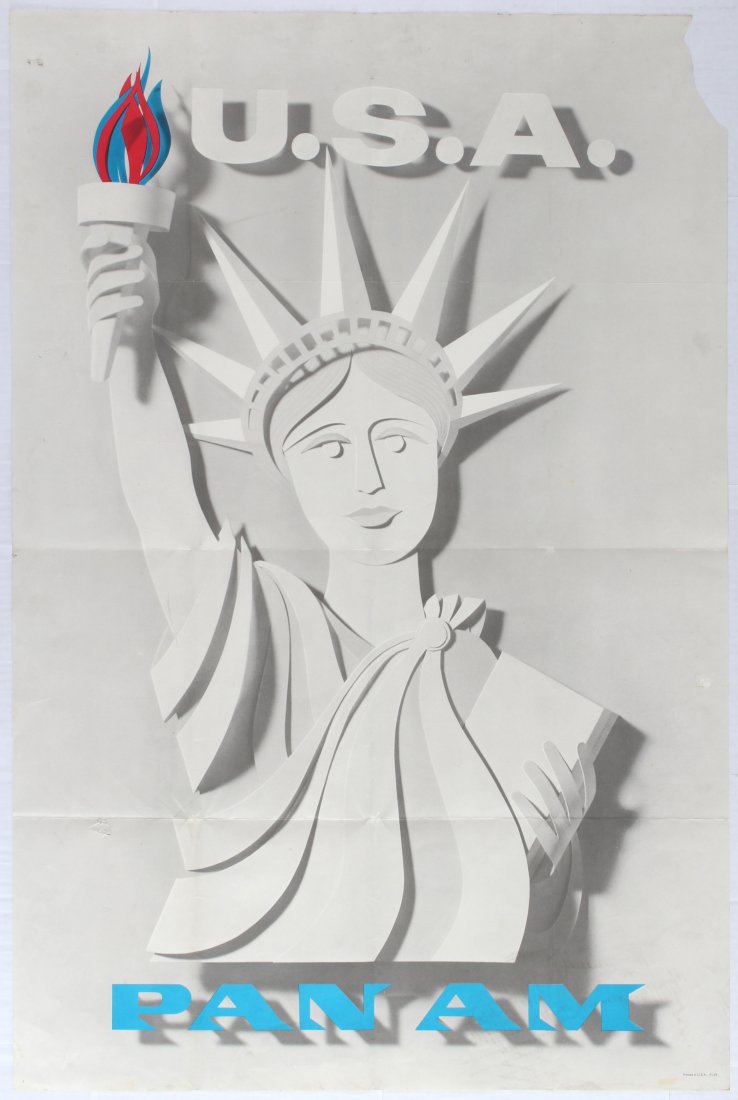Travel Poster USA PAN AM (1 of 1)