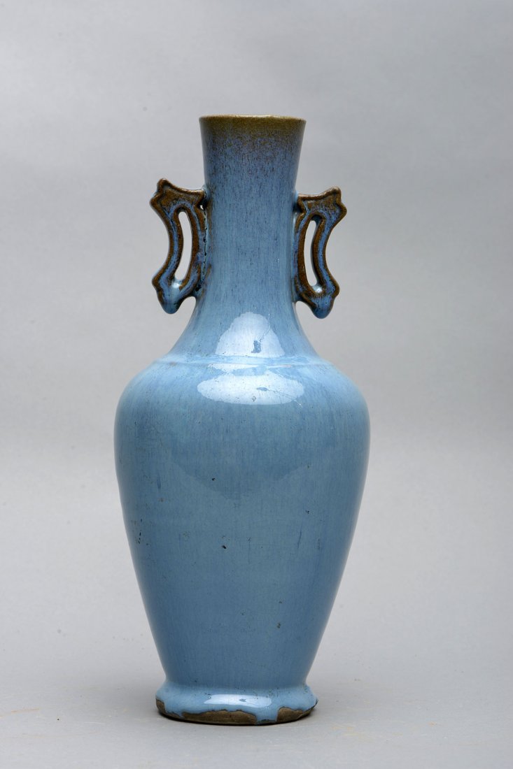 CHINESE PORCELAIN JUN KILN VASE (1 of 5)
