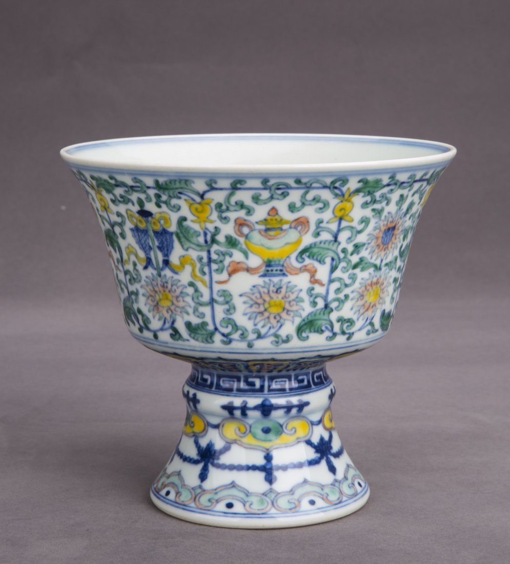 A DOUCAI STEM CUPÂ  (1 of 4)