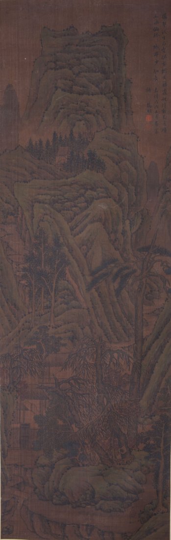 A CHINESE SCROLL PAINTING, WEN ZHENGMING (1 of 3)