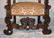 101: Pair 19th C Italian carved walnut armchairs - 3