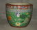 Antique Chinese porcelain fish bowl. H: 12" D: 14 5"
