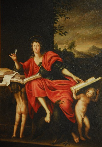 Large framed oil on canvas, signed lower right. (1 of 2)