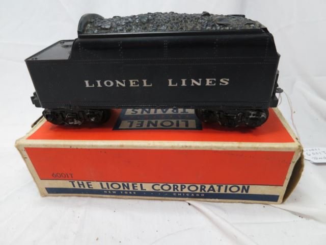 Lionel Postwar Coal Tender #6001T with Original: Box