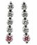 FANCY PINK AND WHITE DIAMOND EARINGS