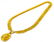AN ANTIQUE GOLD NECKLACE WITH A GOLD LOCKET PENDANT