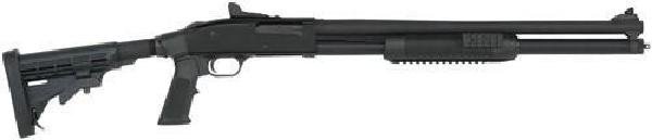 MOSSBERG 500 TACTICAL 12 GAUGE 015813505895: FAMILY:500 Series MODEL:500 Tactical TYPE:Shotgun ACTION:Pump Action FINISH:Blue STOCK/FRAME:Collapsible / Folding Stock CALIBER/GAUGE:12 Gauge CAPACITY:8 BARREL:20" OVERALL LENGTH:38.375" CHAMBER:3"