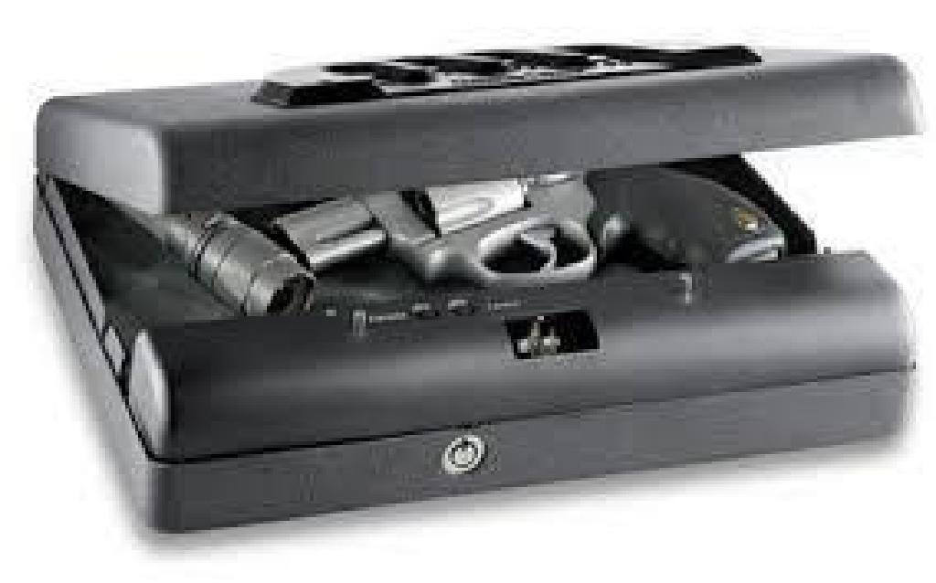 NEW!! GUNVAULT MICROVAULT BIOMTRTC 11X8X2-UPC Code:: Manufacturer: GunVault Model: Biometric Vault Model: MicroVault Type: Safe Size: 11"x8"x2" Finish/Color: Black