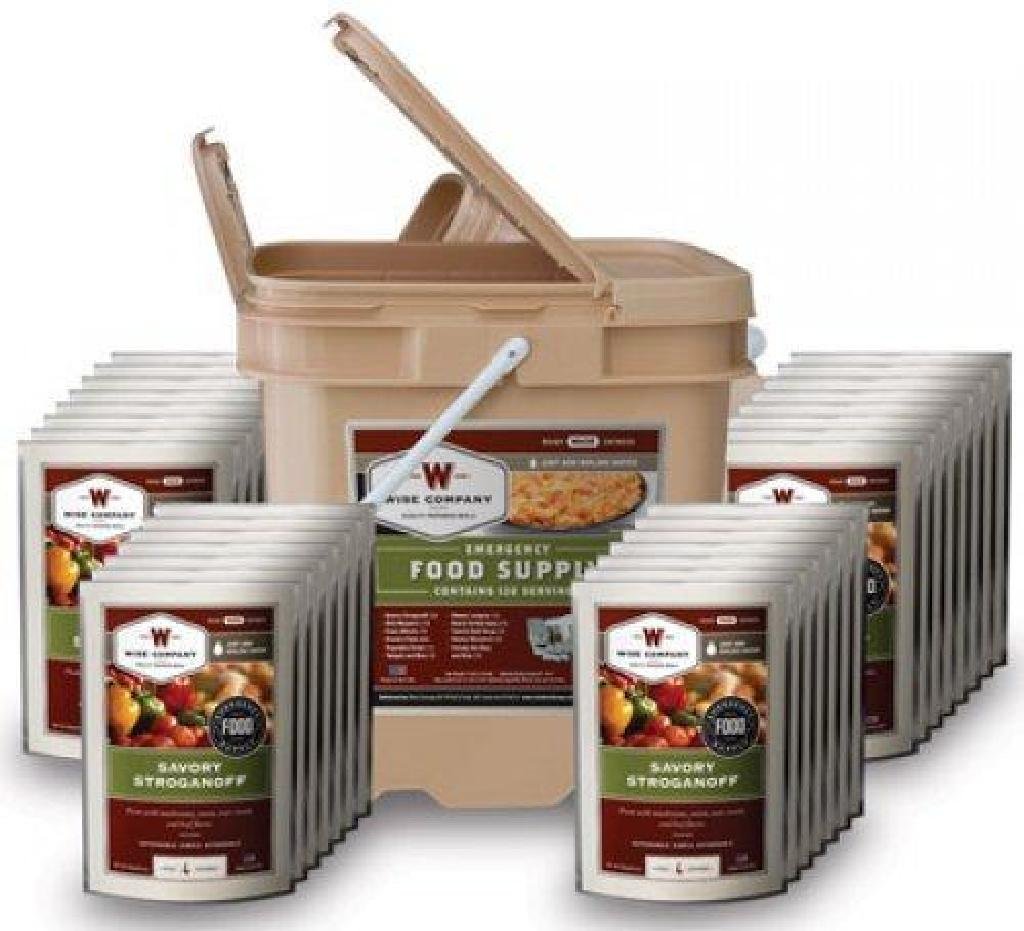 _NEW!_ Wise Foods 01120 Grab and Go Bucket Entree Only: Type:Dehydrated/Freeze Dried Model or Style:Emergency Food Kit Size:120 Servings Material:Entrees Only Function:Food