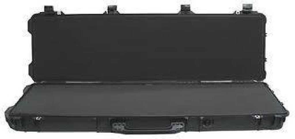 *NEW* Pelican 1750 Long Case 50x13x5" w/Wheels: Product Description Pelican 1700 series cases are made for rifles and feature an O-ring seal, automatic pressure equalization valve, wheels and stainless steel hardware. They also are watertight, crus