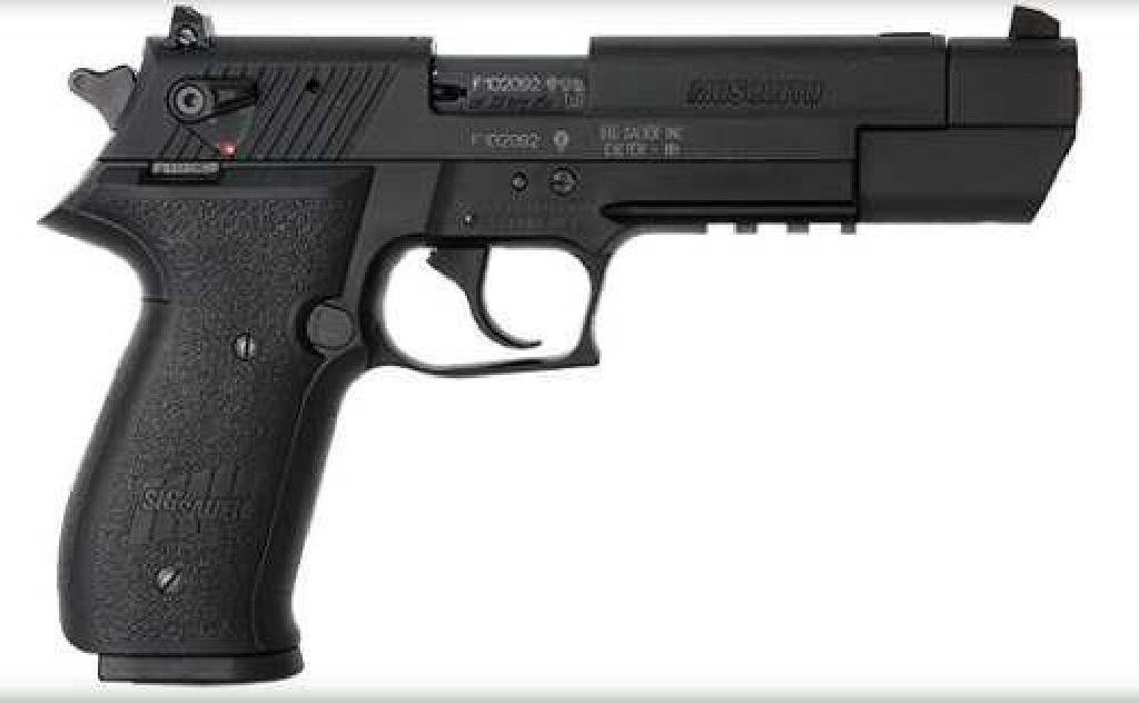 _NEW!_ SIG SAUER MOSQUITO 22 LR 798681316847: FAMILY:Mosquito Series MODEL:Mosquito TYPE:Semi-Auto Pistol ACTION:Double / Single Action FINISH:Black STOCK/FRAME:Polymer Frame STOCK/GRIPS:Black Polymer CALIBER/GAUGE:22 LR CAPACITY:10+1 # OF MAGS:1