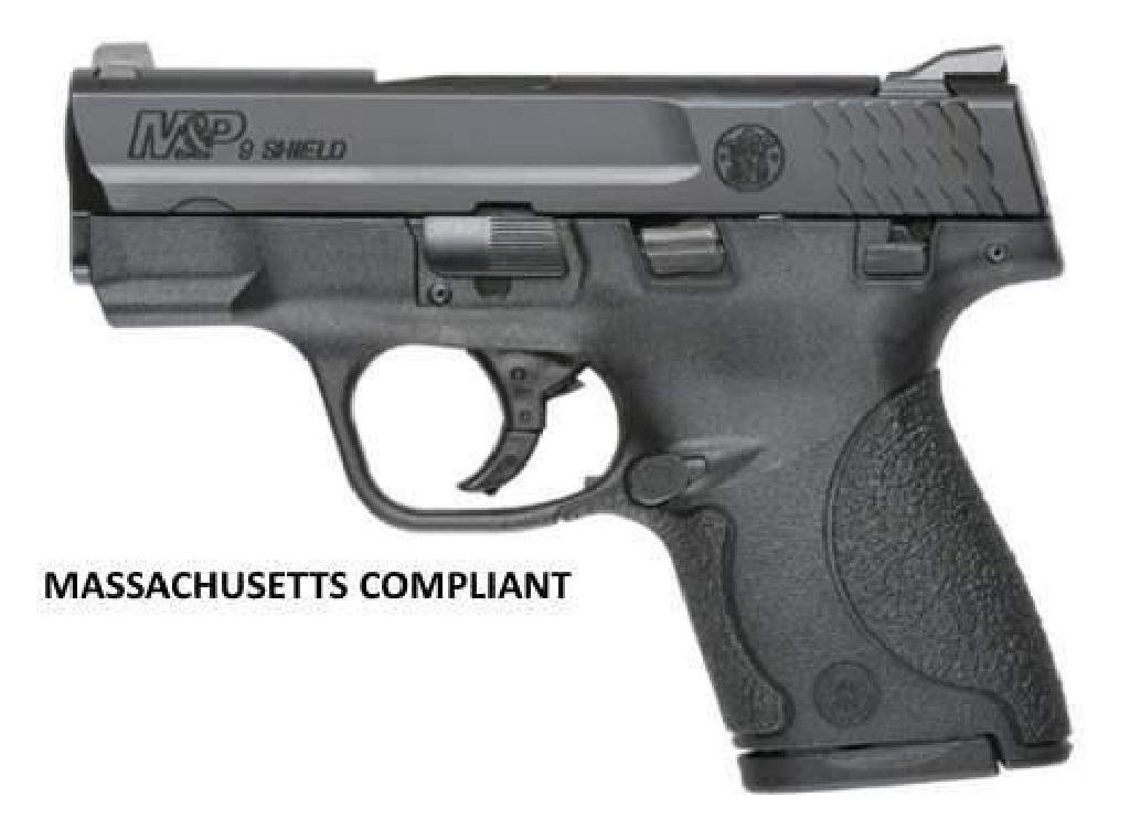 !NEW! SMITH AND WESSON M&P9 SHIELD 9MM 022188149135: FAMILY:M&P Series MODEL:M&P9 Shield TYPE:Semi-Auto Pistol ACTION:Double Action Only FINISH:Black Melonite STOCK/FRAME:Polymer Frame CALIBER/GAUGE:9mm CAPACITY:8+1 # OF MAGS:2 MAGAZINE DESC:One 7 rd. &