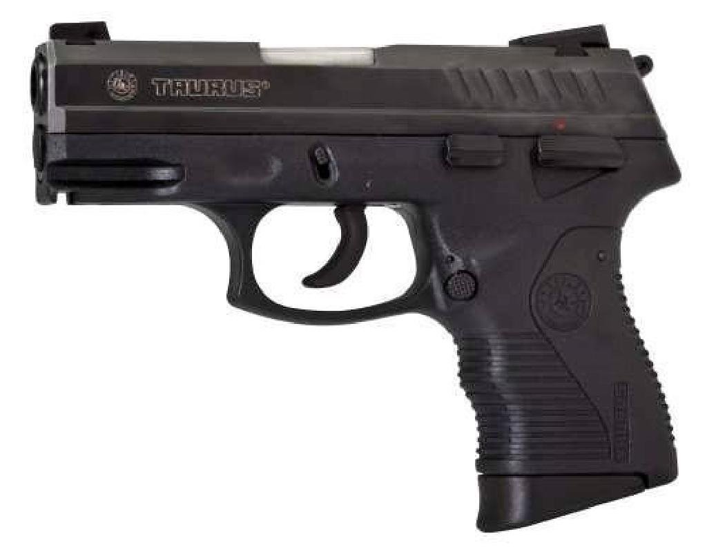 !NEW! TAURUS 840 COMPACT 40 SW 725327608127: FAMILY:800 Series MODEL:840 Compact TYPE:Semi-Auto Pistol ACTION:Double / Single Action FINISH:Blue STOCK/FRAME:Polymer Frame STOCK/GRIPS:Black Polymer CALIBER/GAUGE:40 SW CAPACITY:15+1 # OF MAGS:2 MA