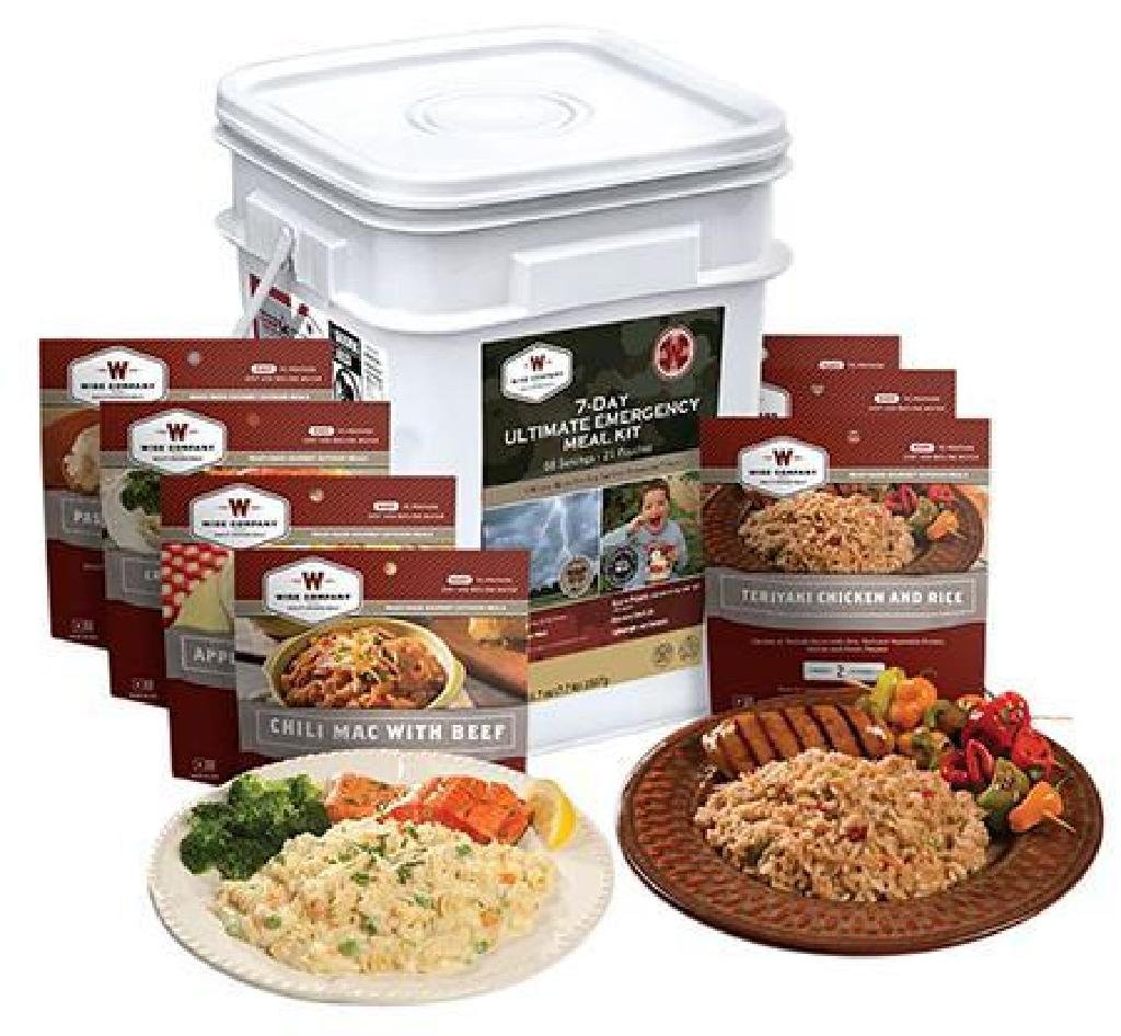 _NEW!_ Wise Foods 01858 Emergency Meal Kit Ultimate 7: Type:Dehydrated/Freeze Dried Model or Style:Emergency Food Kit Size:58 Servings Function:Food