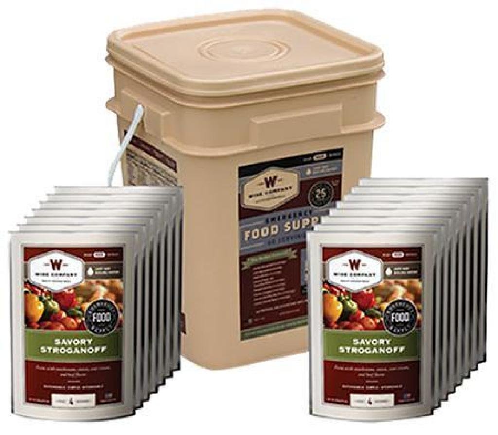 _NEW!_ Wise Foods 01160 Grab and Go Bucket Entree Only: Type:Dehydrated/Freeze Dried Model or Style:Emergency Food Kit Size:60 Servings Material:Entrees Only Function:Food