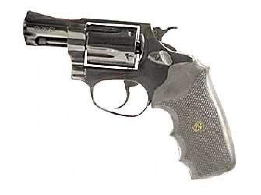 (NEW) ROSSI R351 2" BL 38SPL 5RD W/LK 662205351020: Rossi, Model R351, Small Frame Revolver, 38 Special, 2" Barrel, Steel Frame, Blue Finish, Rubber Grips, Fixed Sights, 5Rd Product Specifications UPC Code: 662205351020 Manufacturer: Rossi Model: R351 