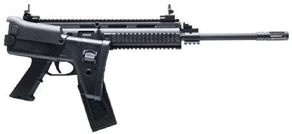 !NEW! ISSC 211002 MK22 SA 22LR 16" FS 10+1 AS Folding: Specifications Metal Finish:Black Action:Semi-Automatic Caliber:22 Long Rifle Barrel Length:16.0" Capacity:10+1 Trigger:Standard Safety:Ambidextrous OAL:34.65"-36" Weight:6.5 lbs Stock Description:Adj