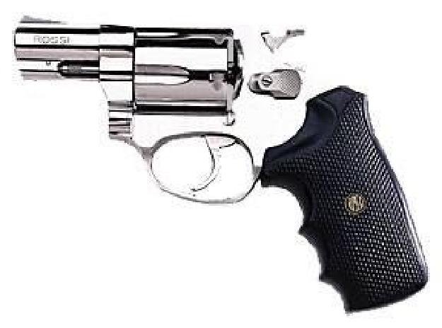 *NEW* ROSSI Revolver 38 Special 2" 5rd Black Rubber: FAMILY:Rossi Revolver Series MODEL:352 TYPE:Revolver ACTION:Double / Single Action FINISH:Stainless STOCK/FRAME