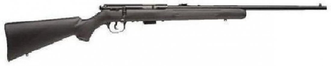*NEW* SAVAGE MKIIF Bolt 22 Long Rifle 21" Synthetic: Mfr Items:Savage Category:RIFLES Action:Bolt Caliber:22 Long Rifle Barrel Length:21.0" Capacity:10+1 Trigger:Accutrigger Safety:Manual Thumb OAL:39.75" Weight:5.5 lbs Stock Descrip