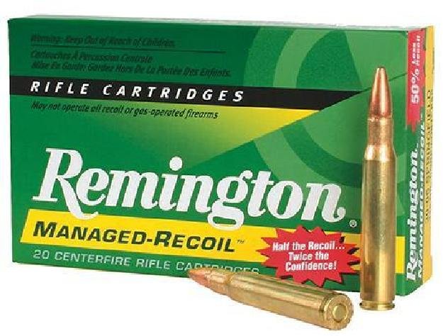 *AMMO* Remington Managed Recoil 7mm Rem Mag Core-Lokt: Mfr Items:Remington Ammunition Category:CENTERFIRE RIFLE ROUNDS Caliber:7mm Remington Magnum Bullet Type:Core-Lokt Pointed Soft Point Bullet Weight:140 GR Muzzle Energy:2283 ft lbs Muzzle Veloci