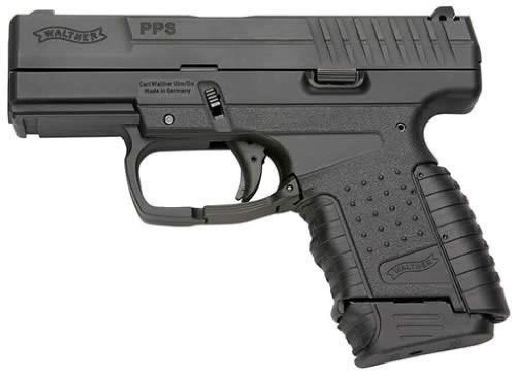 *NEW* Walther Arms 2796350 PPS Standard 40S&W 3.2" 7+1: Mfr Items:Walther Arms Category:PISTOLS Action:Single Caliber:40 Smith & Wesson (S&W) Barrel Length:3.2" Capacity:7+1 Safety:Trigger/Firing Pin/Internal Lock Grips:Black Polymer Sights:3-Dot Adjustabl