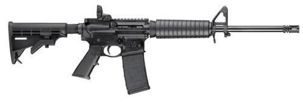 *NEW* SMITH AND WESSON M&P15 SPORT AR-15 SA 223/5.56: FAMILY:AR-15 Rifle Series MODEL:M&P15 Sport TYPE:Rifle ACTION:Semi-Auto FINISH:Black Anodize STOCK/FRAME:Collapsible / Folding Stock STOCK/GRIPS:6 Position Telescopic CALIBER/GAUGE:223 Rem | 5.56 NATO
