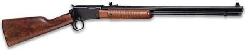 _NEW!_HENRY H003T Pump Octagon Pump 22 Long Rifle 20": Mfr Items:Henry Category:RIFLES Metal Finish:Blued Action:Pump Caliber:22 Short/Long/Long Rifle Barrel Length:20.0" Capacity:15+1 Trigger:Single-Stage Safety:Hammer OAL:38" Weight:
