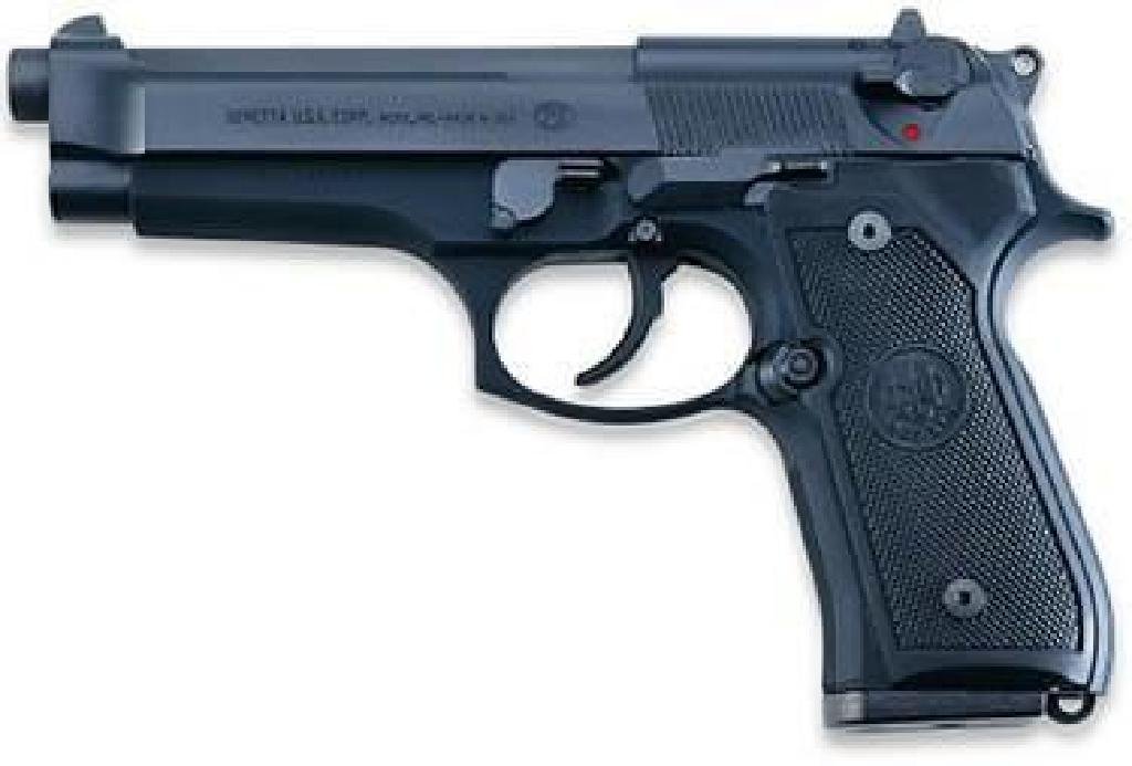 _NEW!_ BERETTA 92FS 9MM 082442818986: FAMILY:92 Pistol Series MODEL:92FS TYPE:Semi-Auto Pistol ACTION:Double / Single Action FINISH:Matte Blue STOCK/FRAME:Alloy Frame STOCK/GRIPS:Black Plastic CALIBER/GAUGE:9mm CAPACITY:15+1 # OF MAGS:2 M