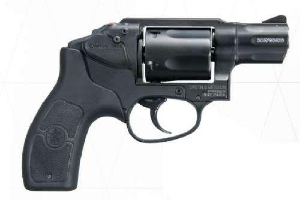 _NEW!_ SMITH AND WESSON BODYGUARD 38 CRIMSON TRACE 38: FAMILY:Bodyguard Series MODEL:Bodyguard 38 Crimson Trace TYPE:Revolver ACTION:Double Action Only FINISH:Matte Black STOCK/FRAME:Polymer Frame STOCK/GRIPS:Black Synthetic CALIBER/GAUGE:38 Special CAPAC