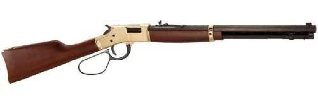 *NEW* HENRY REPEATING ARMS BIG BOY 45 COLT LARGE LOOP: FAMILY:Big Boy Series MODEL:Big Boy TYPE:Rifle ACTION:Lever Action FINISH:Blue STOCK/FRAME:Wood Stock STOCK/GRIPS:Wood CALIBER/GAUGE:45 Colt CAPACITY:10+1 BARREL:20" OVERALL LENGTH:38.5" RECEIVER:Bras