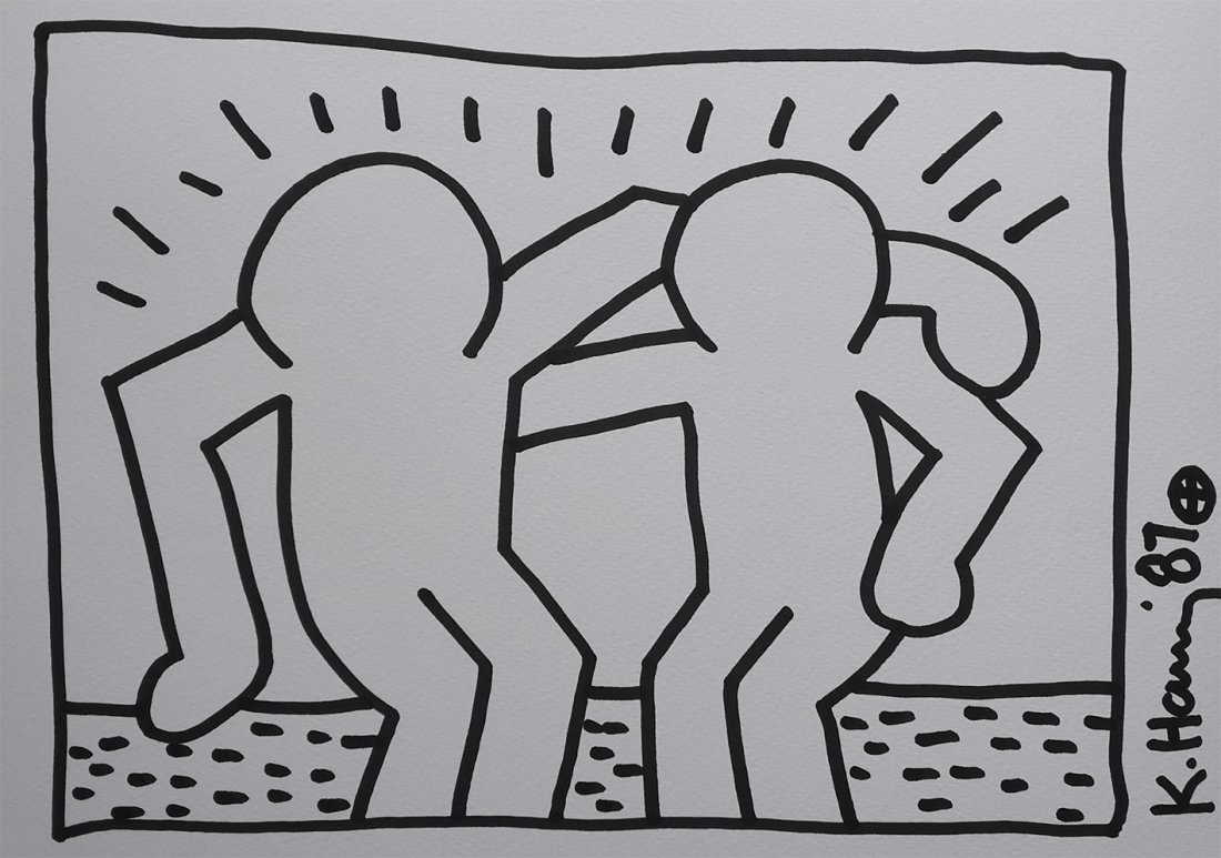 Download 184+ Best Buddies By Keith Haring Coloring Pages PNG PDF File