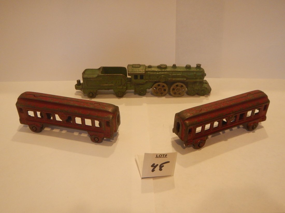 Cast Iron Train lot (1 of 2)