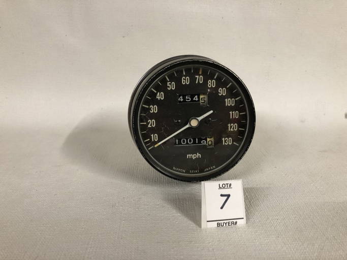 Vintage Nippon Seiki Japan Speedometer May 21, 2022 Rapoza Auctions