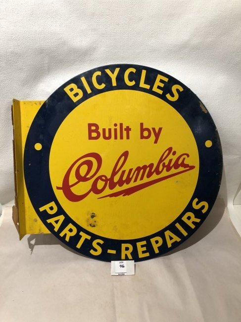 Vintage Bicycle   Built by Columbia     Parts & Repairs Flange Sign with Original Box (1 of 11)