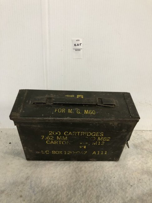 U.S. Army  Ammo Can 7.62 Ammo Carton Metal Ammo Box (1 of 4)