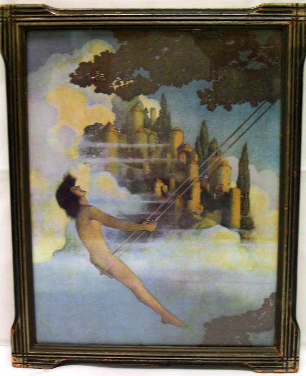 L859 - Maxfield Parrish Print: Maxfield Parrish PrintMeasurements: Frame: 12 1/4" x 15 1/4" Site: 10 1/8" x 13 1/8"