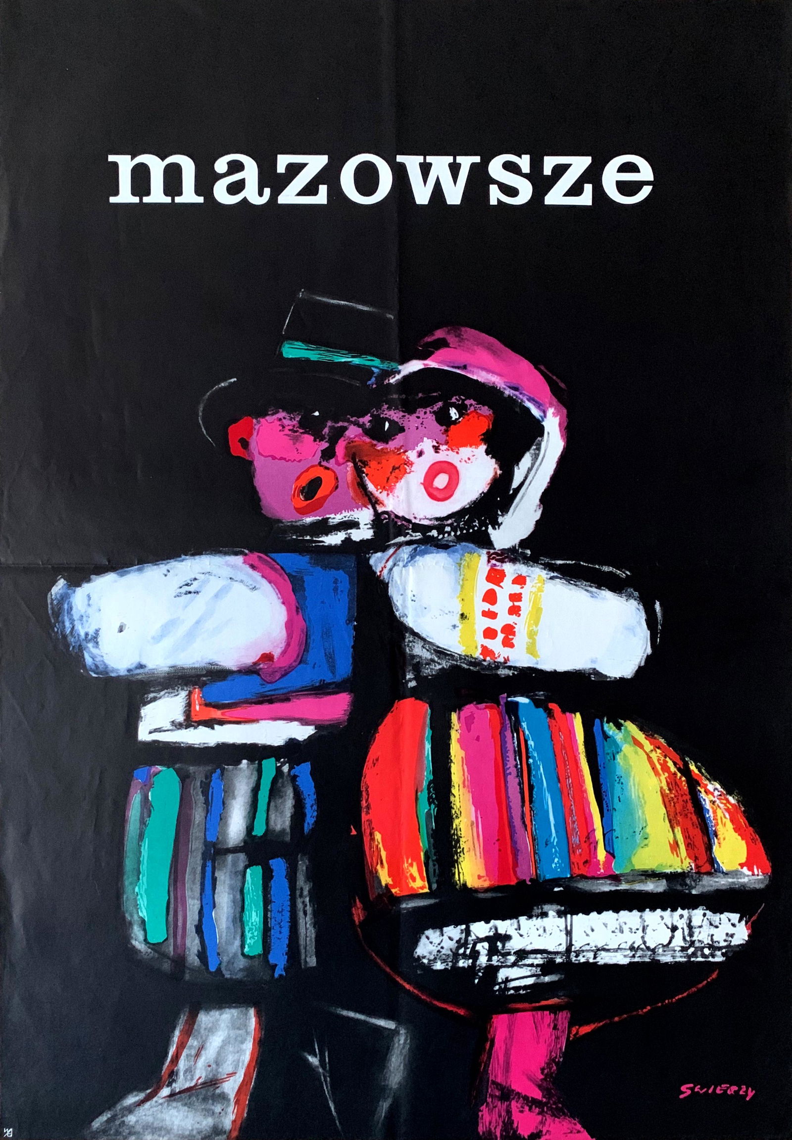 Advertising Poster Dance Mazowsze Polish Folk Dance (1 of 1)