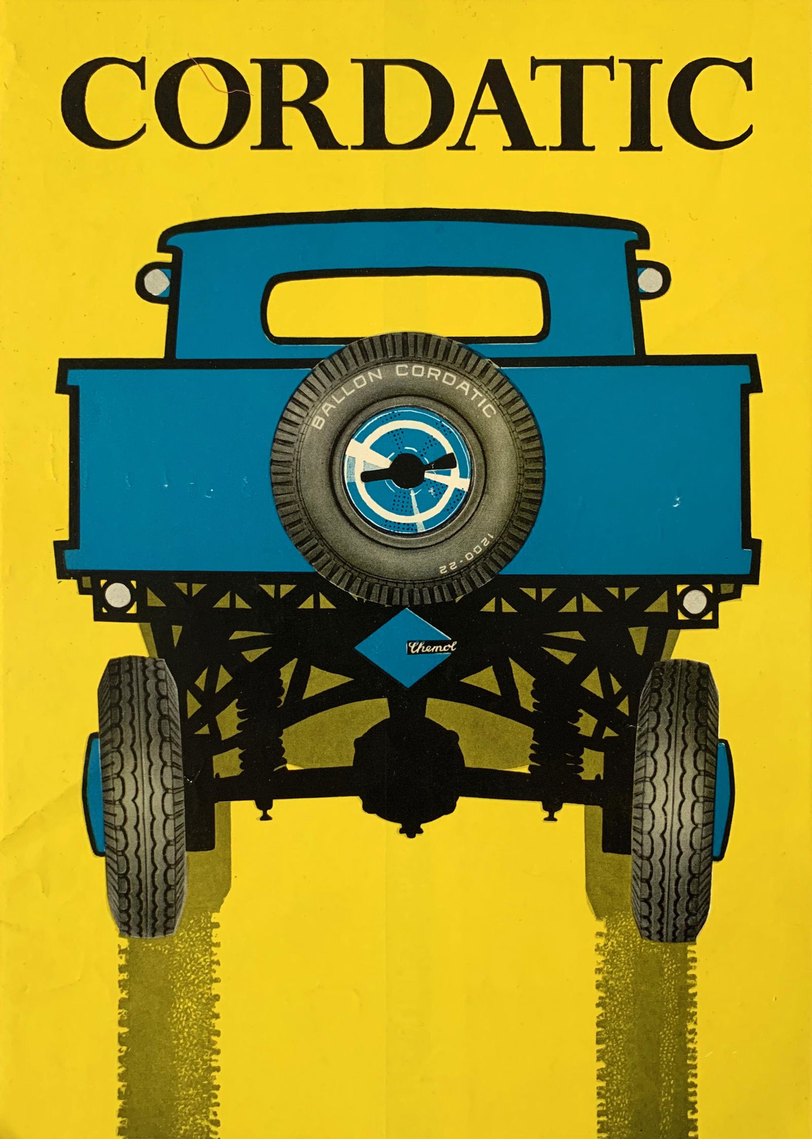 Poster Cordatic Tires 1960s (1 of 1)