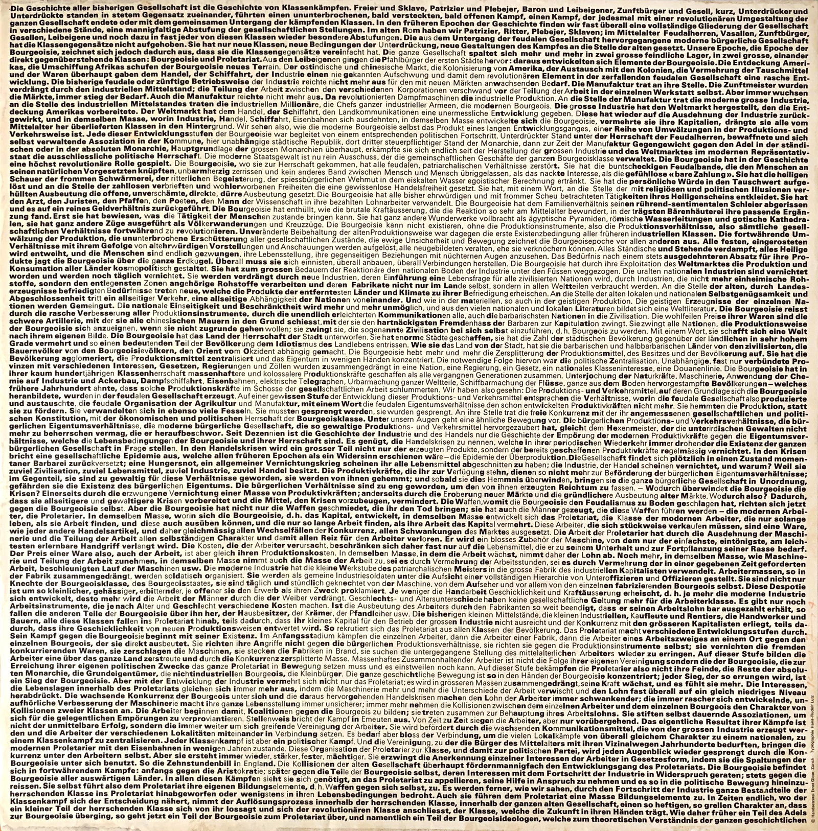 Poster The Communist Manifesto - Karl Marx 1975 (1 of 1)
